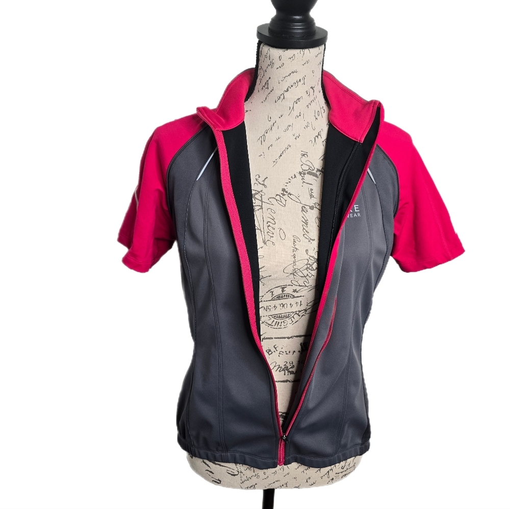 Gore BikeWear Windstopper Grey & Pink Cycling with removable sleeves Women's - L